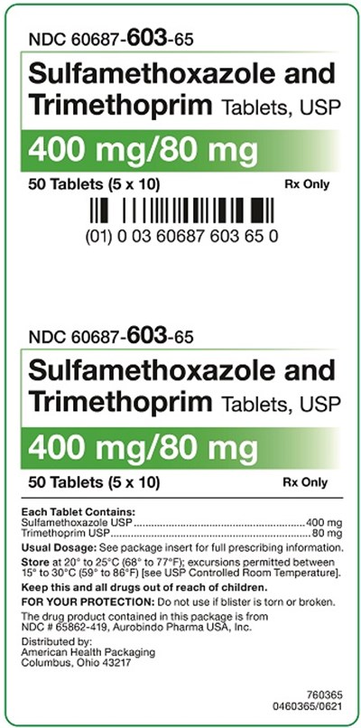 400 mg/80 mg Sulfamethoxazole And Trimethoprim Tablets Carton (400 mg 80 mg Carton)